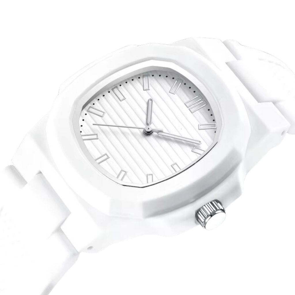 Relógio Branco Masculino Esportivo Horizon