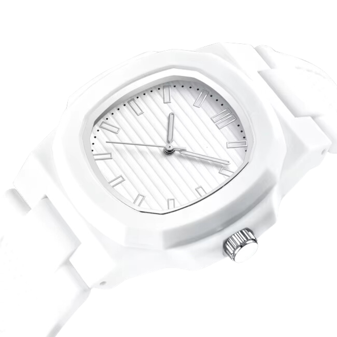 Relógio Branco Masculino Esportivo Horizon