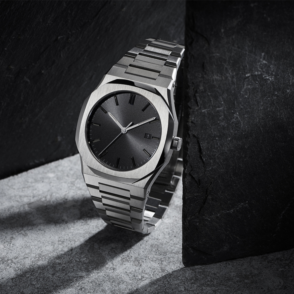 Relógio Masculino Automático Ultra Dial Fundo Preto
