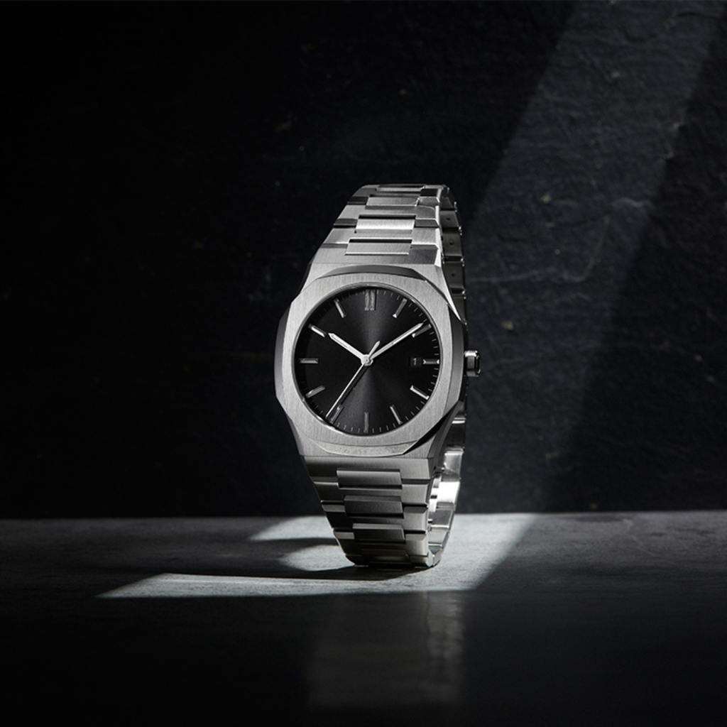 Relógio Masculino Automático Ultra Dial Fundo Preto