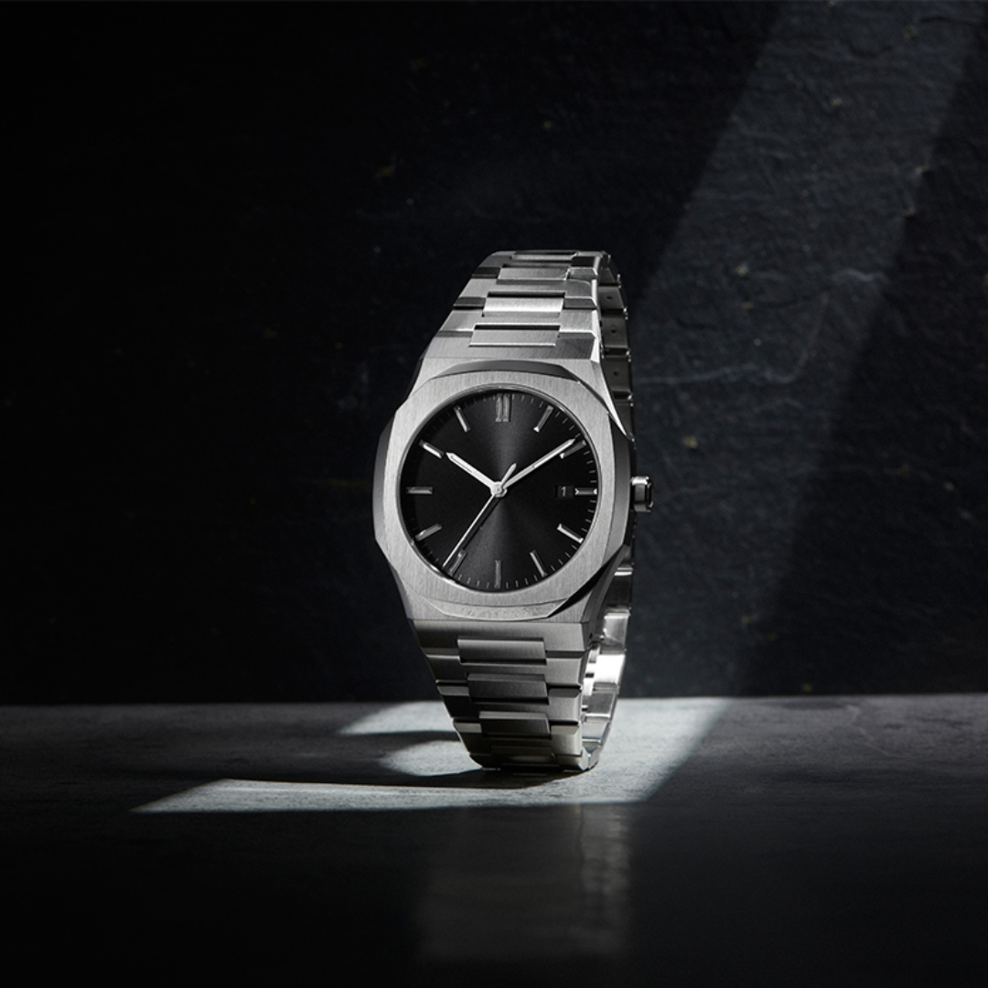 Relógio Masculino Automático Ultra Dial Fundo Preto
