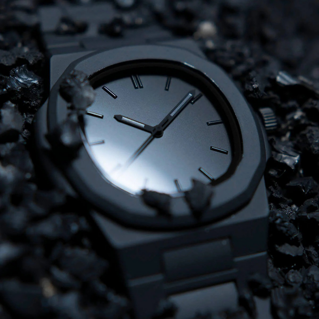 Relógio Preto Minimalista Nautilus