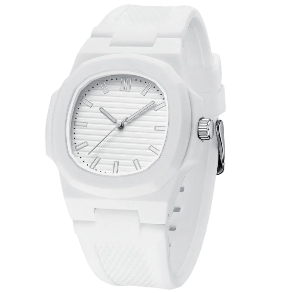 Relógio Branco Masculino Esportivo Horizon