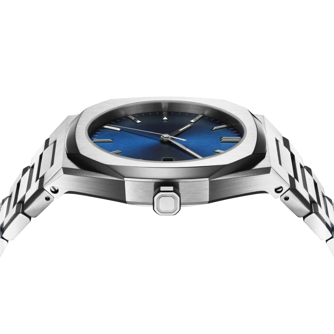 Relógio Automático Masculino Ultra Dial Fundo Azul