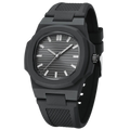 Relógio Preto Minimalista Esportivo Horizon