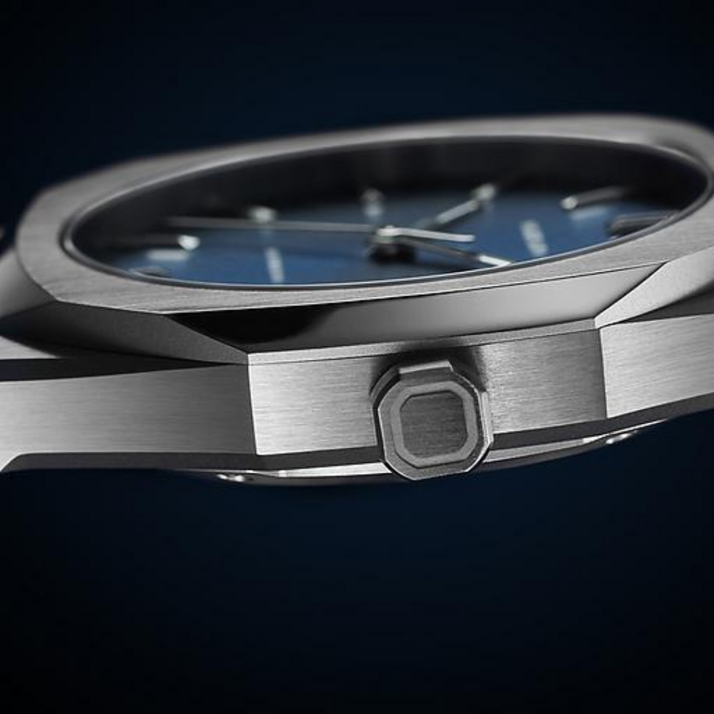 Relógio Automático Masculino Ultra Dial Fundo Azul