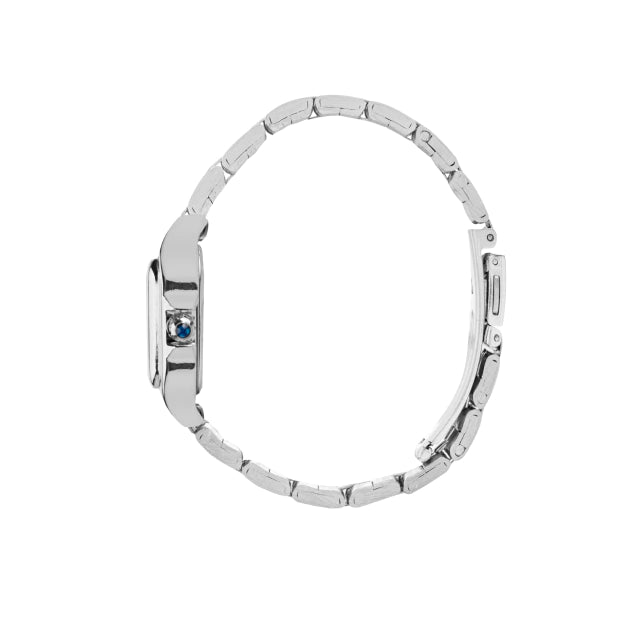 Relógio Prata Feminino Boxy