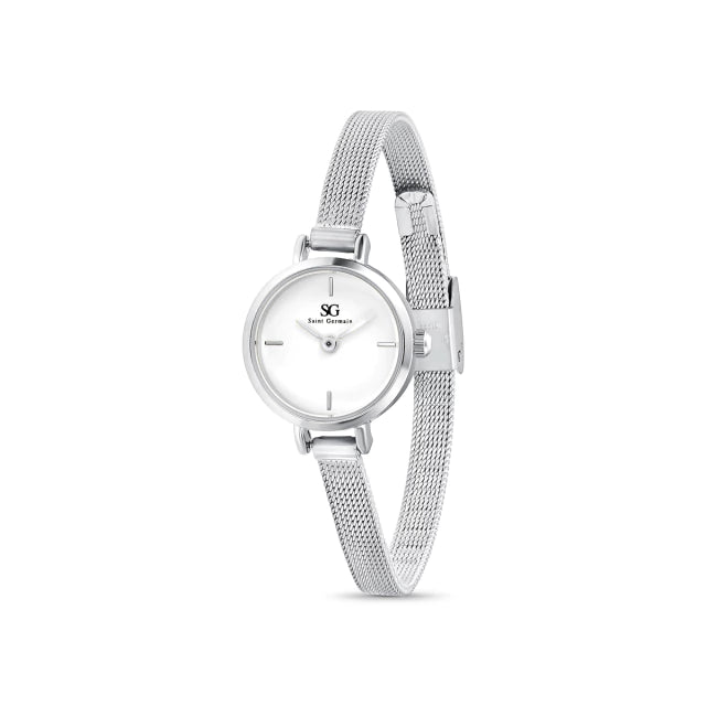 Relógio Feminino Prata Pequeno Harlem Silver 19mm