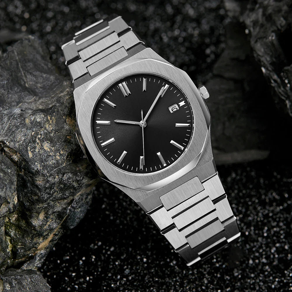 Relógio Masculino Automático Ultra Dial Fundo Preto