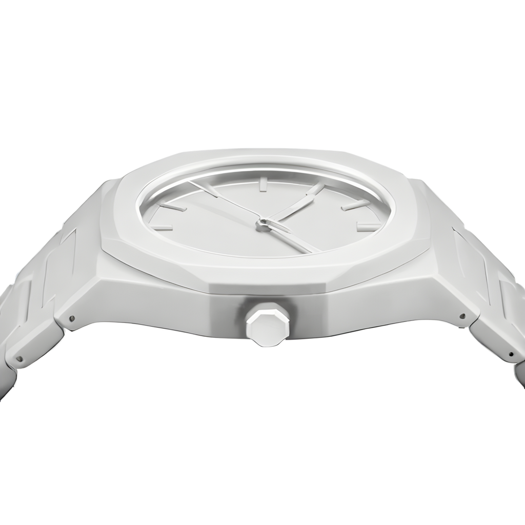 Relógio Masculino Branco Minimalista Phantom