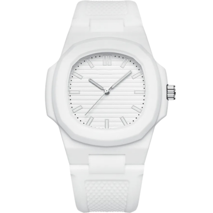Relógio Branco Masculino Esportivo Horizon