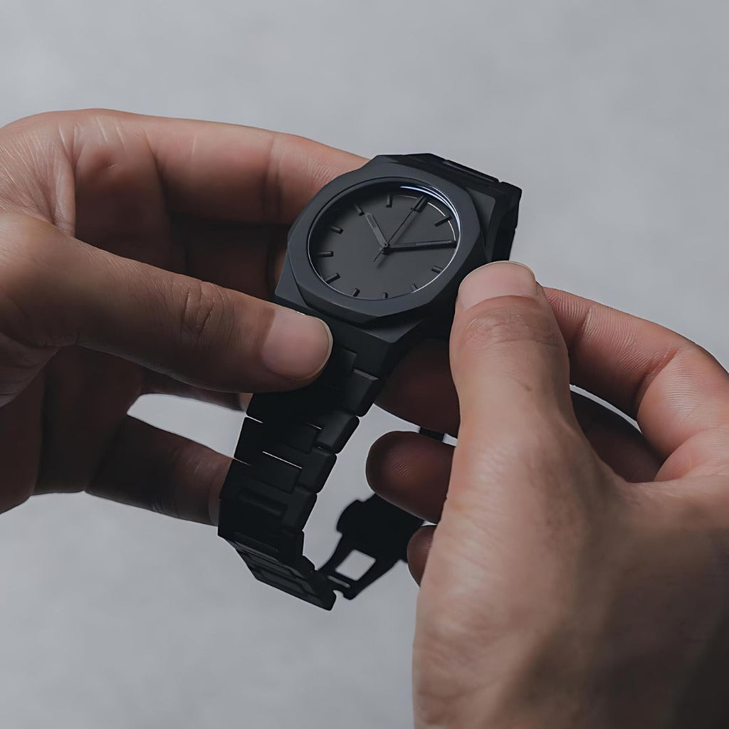 Relógio Masculino Minimalista Phantom Black