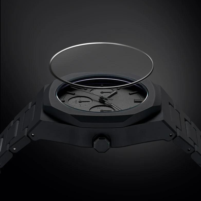 Relógio Minimalista Preto Phantom Cosmograph