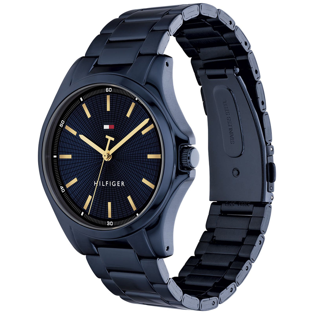Relógio Tommy Hilfiger Azul Masculino Bruce em Aço
