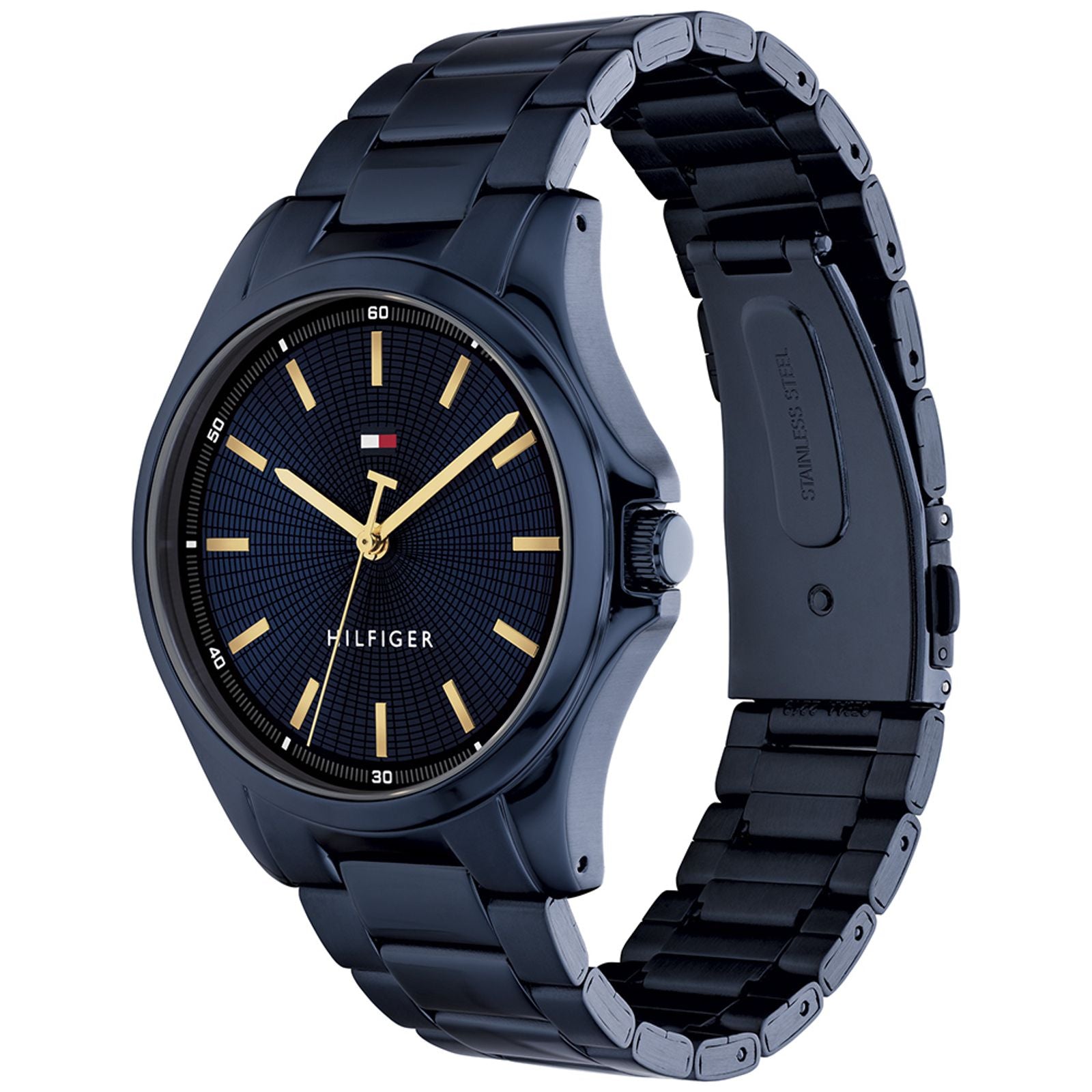 Relógio Tommy Hilfiger Azul Masculino Bruce em Aço