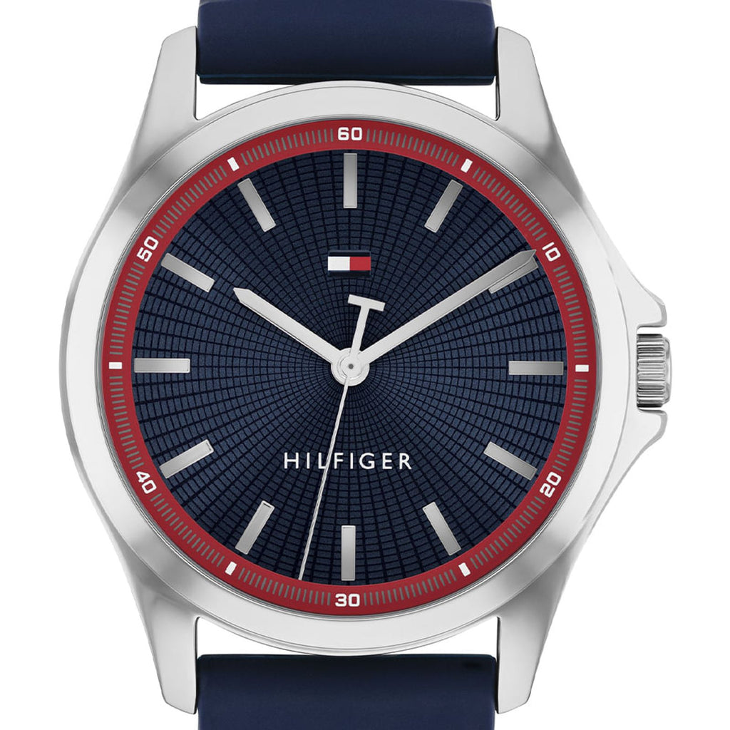 Relógio Masculino Tommy Hilfiger Bruce em Borracha Azul