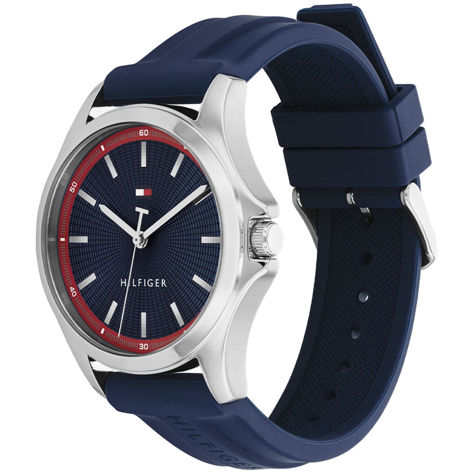 Relógio Masculino Tommy Hilfiger Bruce em Borracha Azul