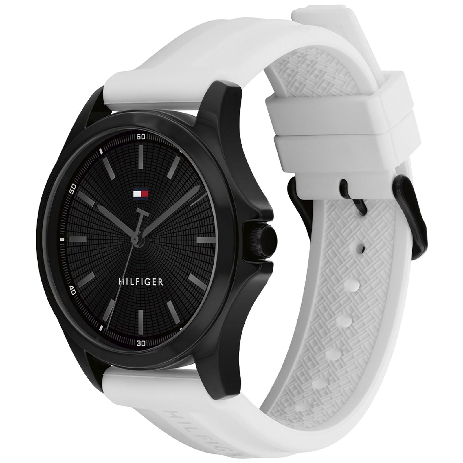 Relógio Tommy Hilfiger Masculino Bruce em Borracha Branca