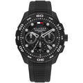 Relógio Tommy Hilfiger Masculino Preto TH Regatta em Borracha
