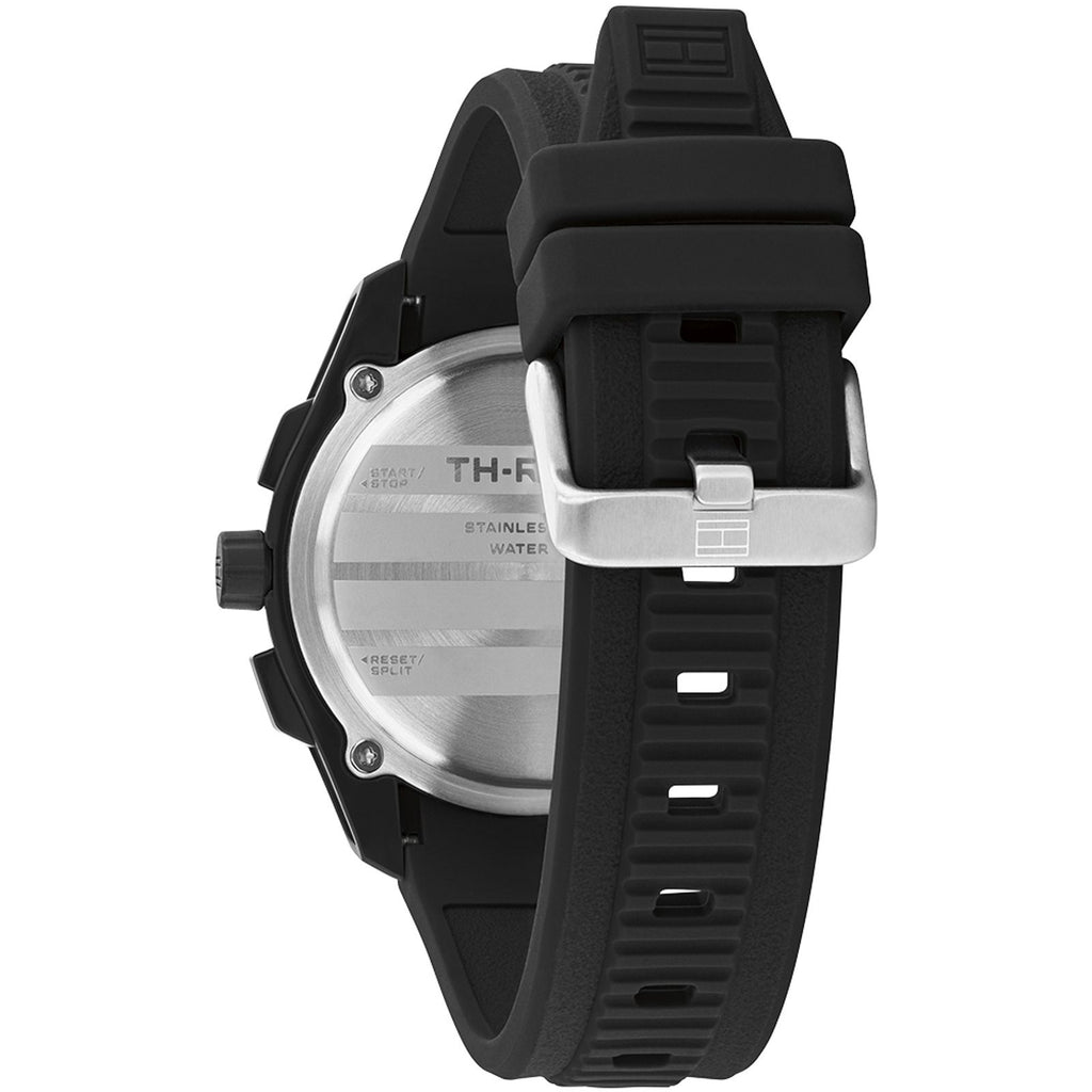 Relógio Tommy Hilfiger Masculino Preto TH Regatta em Borracha