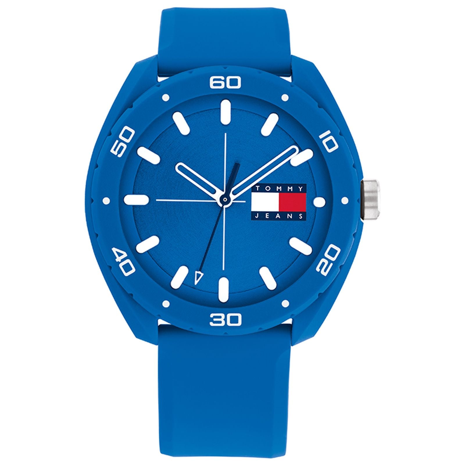 Relógio Tommy Azul Masculino Borracha Azul