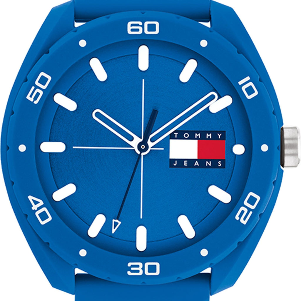 Relógio Tommy Azul Masculino Borracha Azul