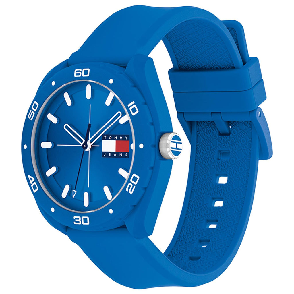 Relógio Tommy Azul Masculino Borracha Azul
