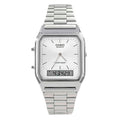 Relógio Retangular Masculino Casio Fundo Branco