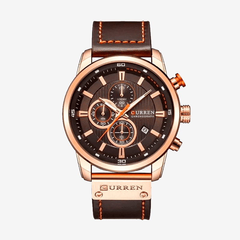 Relógio Rosé Masculino Curren
