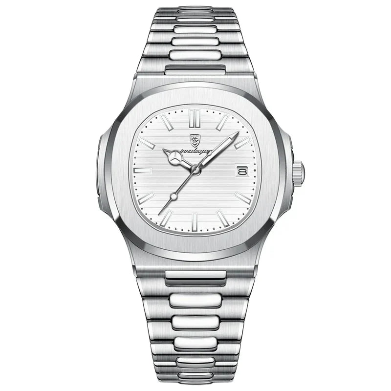 Relógio Masculino Fundo Branco Nautilus