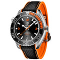 Relógio para Pulso Fino Masculino Pagani Clermont Laranja