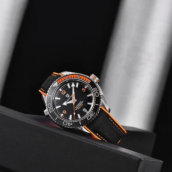 Relógio para Pulso Fino Masculino Pagani Clermont Laranja