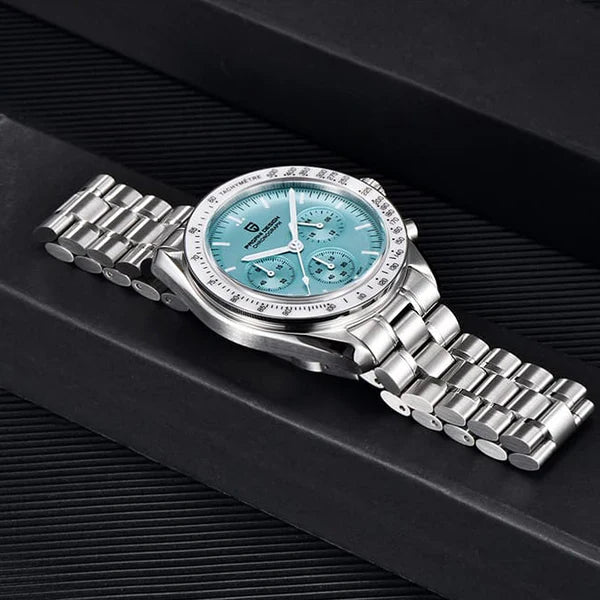 Relógio Fundo Azul Masculino Pagani Lorenzo Ocean