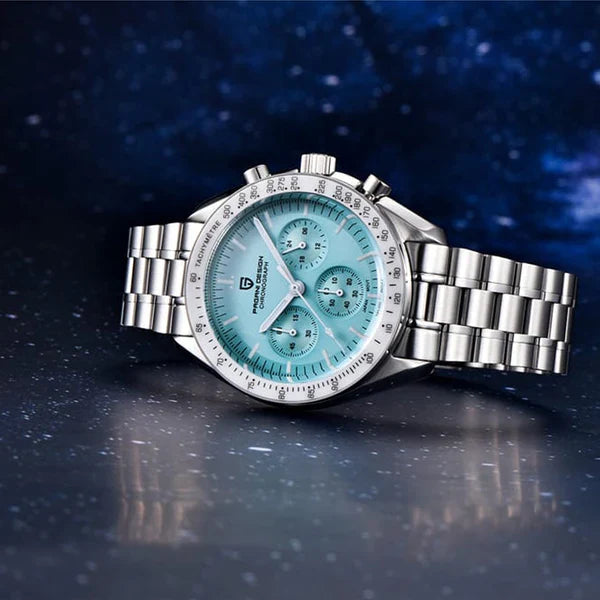 Relógio Fundo Azul Masculino Pagani Lorenzo Ocean