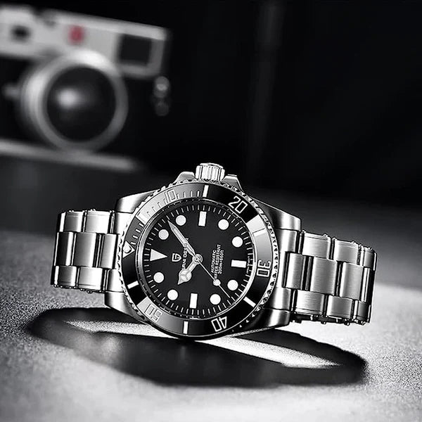 Relógio Masculino de Aço Inox Pagani Nautilus Black