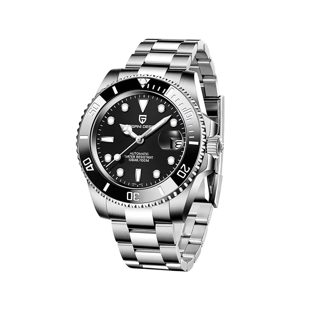 Relógio Masculino de Aço Inox Pagani Nautilus Black