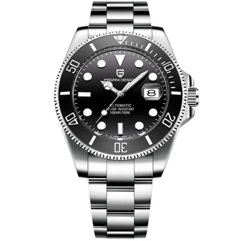 Relógio Masculino de Aço Inox Pagani Nautilus Black