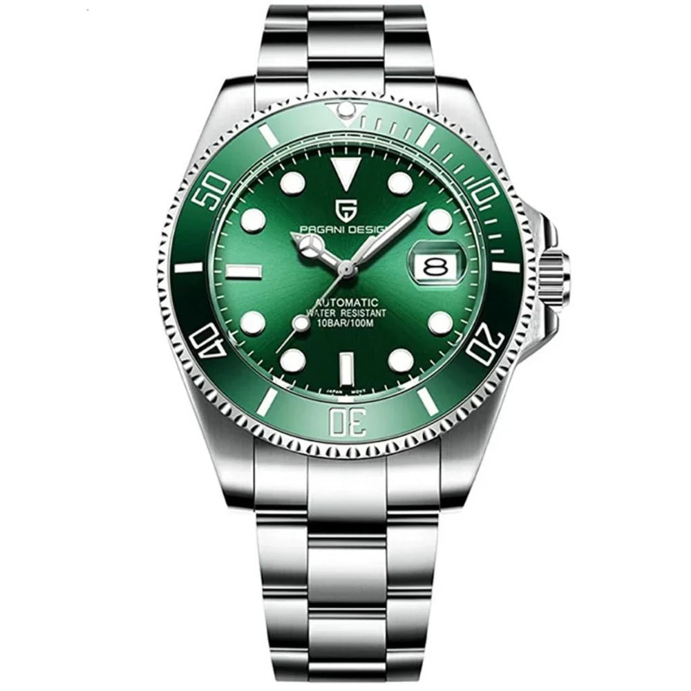Relógio Masculino Verde Pagani Design Nautilus