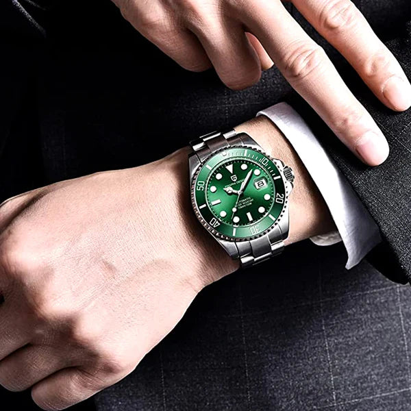 Relógio Masculino Verde Pagani Design Nautilus