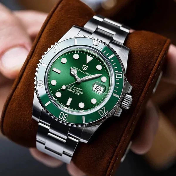 Relógio Masculino Verde Pagani Design Nautilus