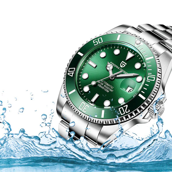 Relógio Masculino Verde Pagani Design Nautilus