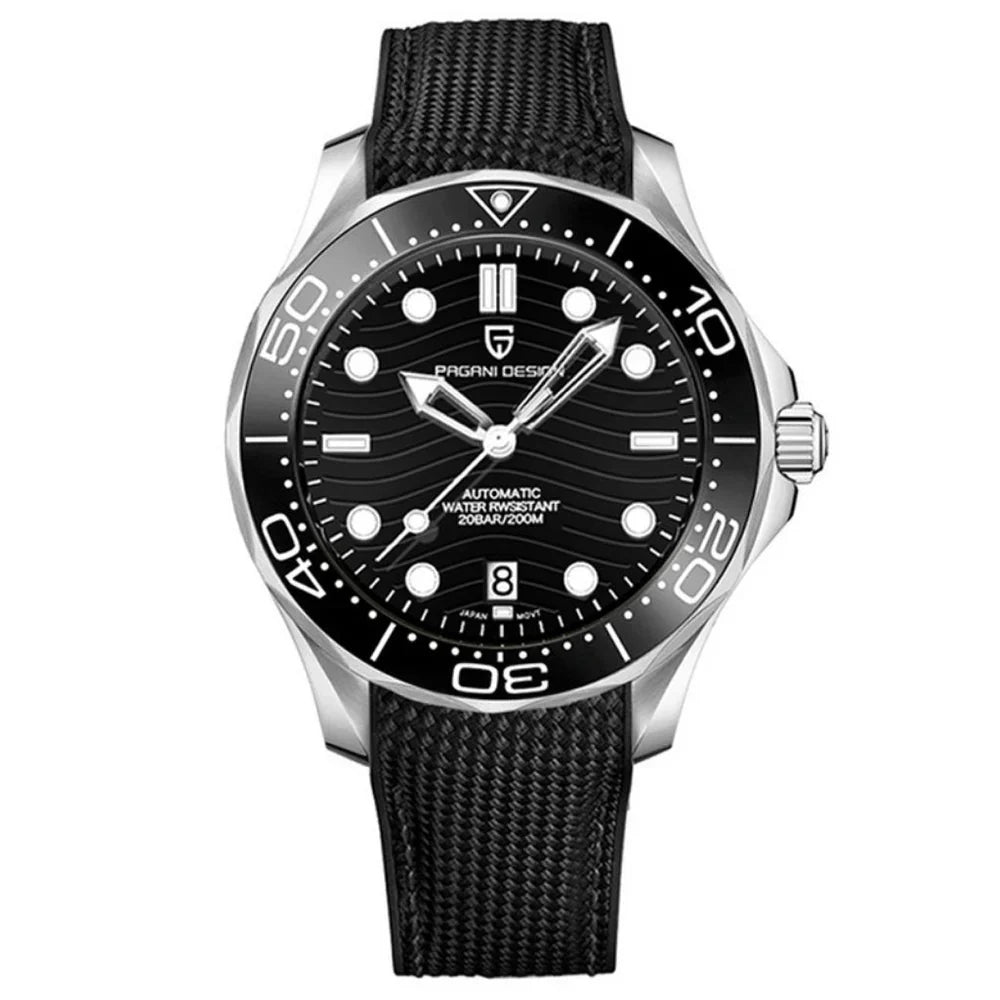 Relógio Social Masculino Pagani Veracius Black