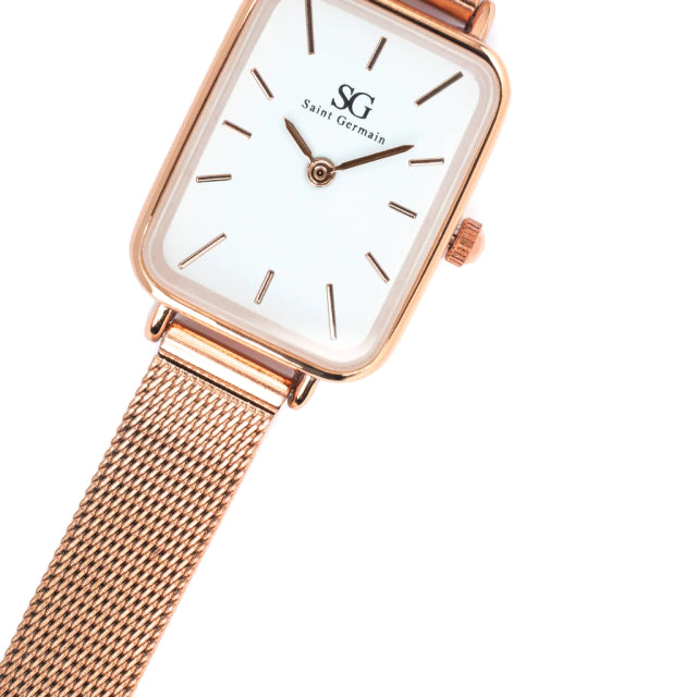 Relógio Feminino Rosa Quadrado Square Nolita
