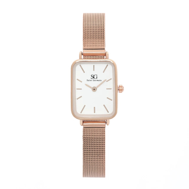 Relógio Feminino Rosa Quadrado Square Nolita