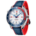 Relógio Masculino Moderno Pagani Clermont Blue Red