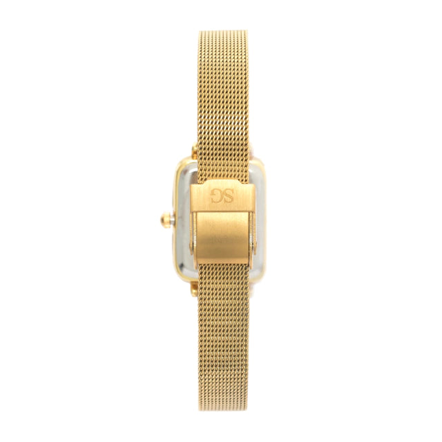 Relógio Feminino Quadrado Square Chelsea Gold