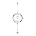 Relógio Minimalista Feminino Bracelete Prata