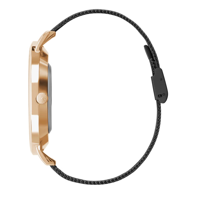 Relógio Feminino Preto Houston Rosé Gold 32mm