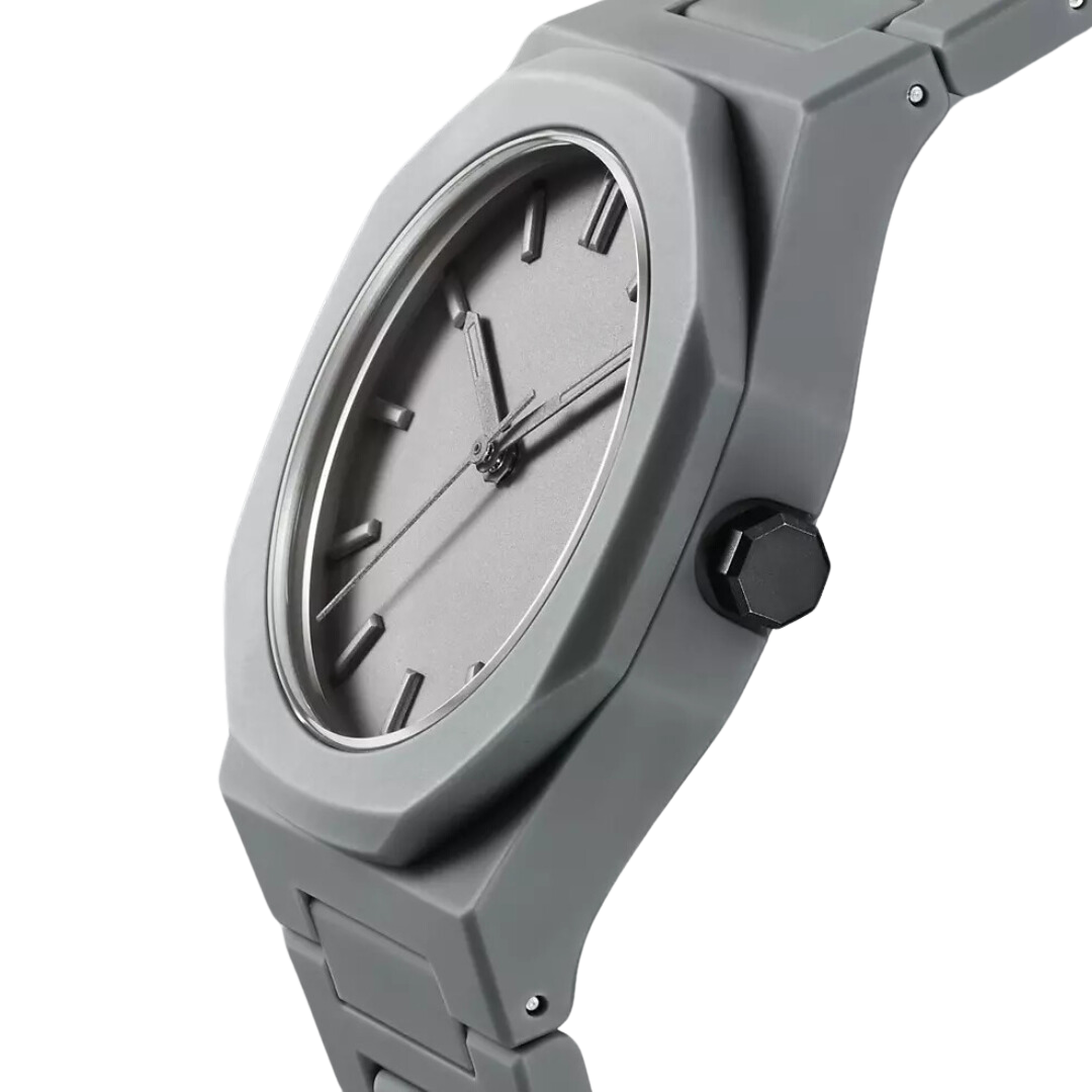 Relógio Minimalista Masculino Phantom Cinza