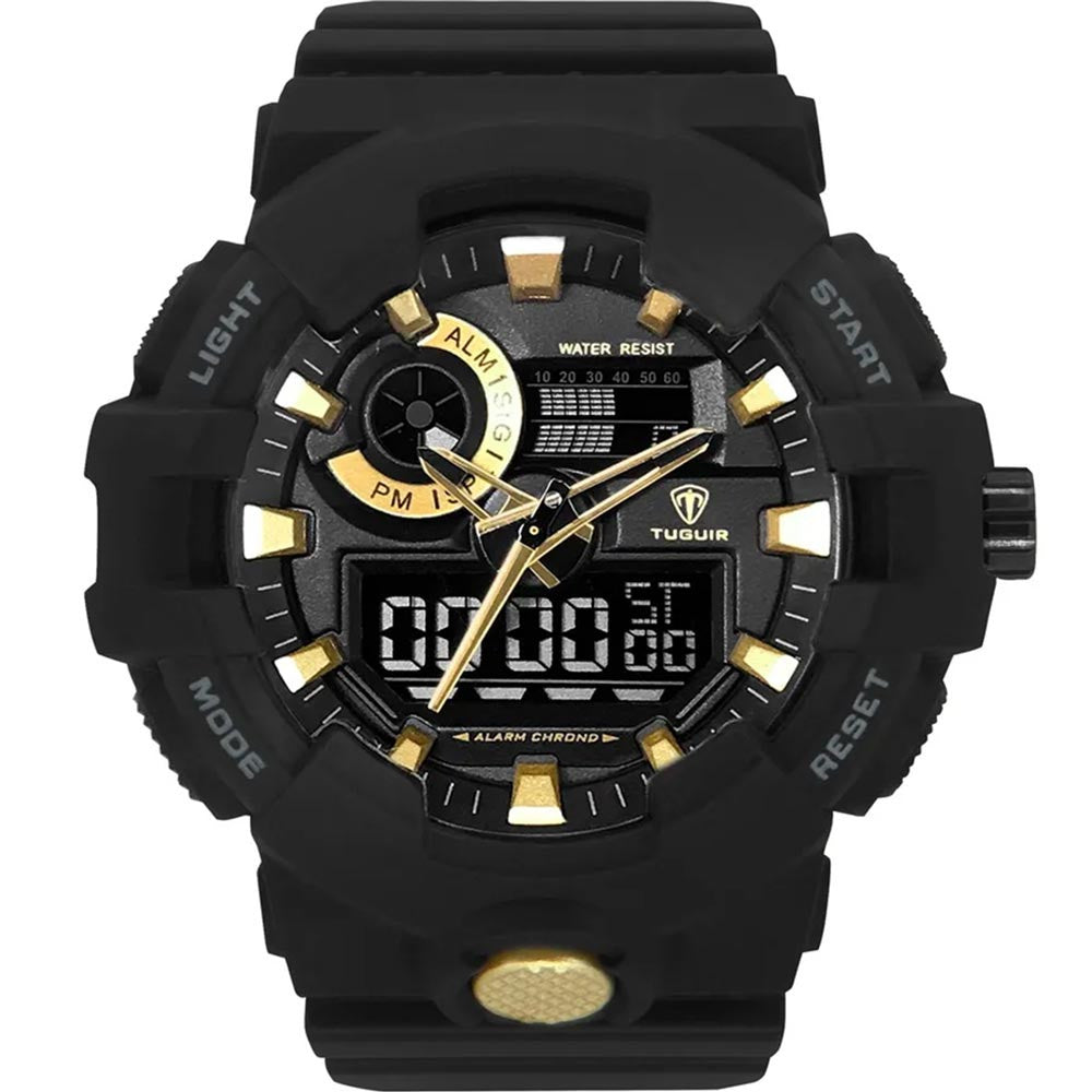 Relógio Digital Preto Masculino Tuguir